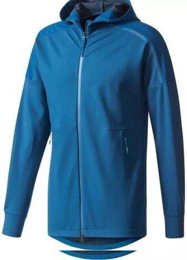 NWT Adidas ZNE Duo Hoody Full-Zip Hooded Jacket Teal Green BS4902 | Mens Medium